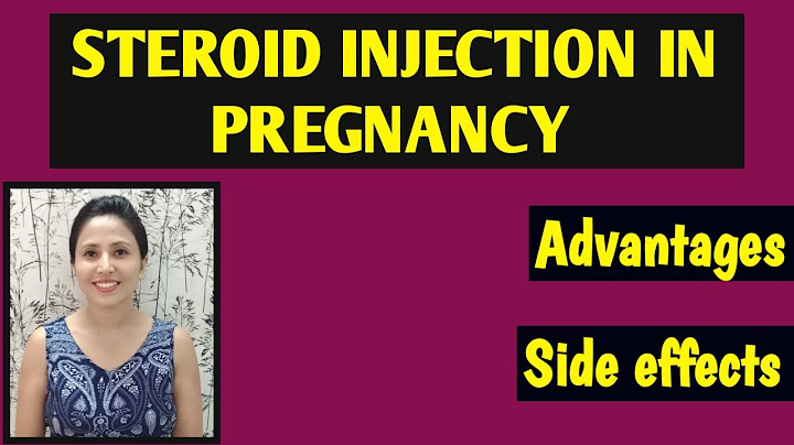 Steroid injection in pregnancy side effects for mom