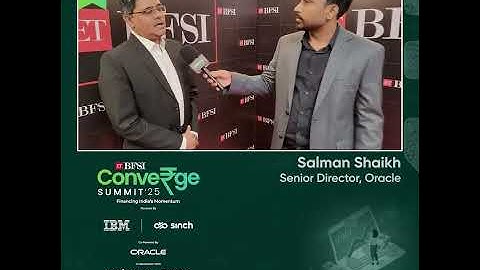 How AI Is Reshaping the Future of BFSI | Insights from Salman Shaikh of Oracle at ETBFSI Converge