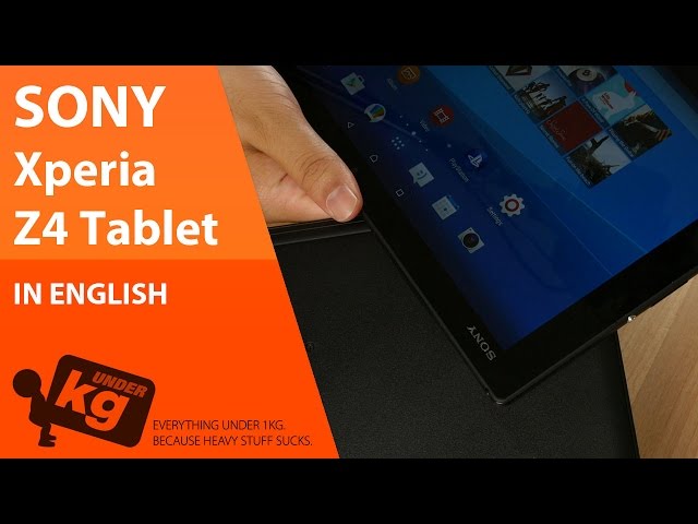 EN] SONY Xperia Z4 Tablet Unboxing [4K] - YouTube