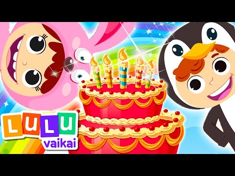 🎂  Su Gimimo Diena  🎶 | LuLu Vaikai 🌈 Lietuviškos Dainelės Vaikams 🎶