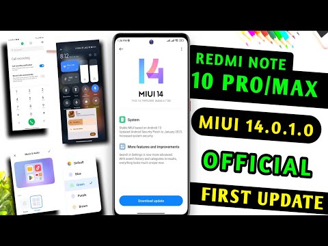 Official - Redmi Note 10 Pro/Max Miui 14.0.1.0 With Android 13 Released | Redmi Note 10 Pro Miui 14