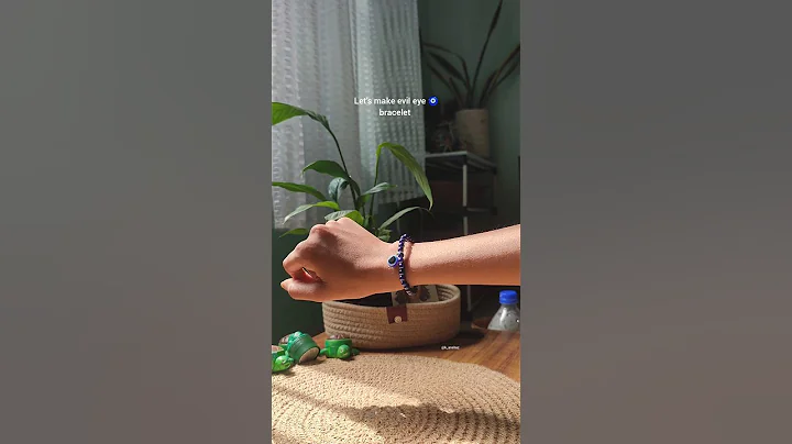 Evil Eye Bracelet DIY | School Craft Ideas , Easy Craft Ideas 💡 | #k_anshaz #diyideas #craft