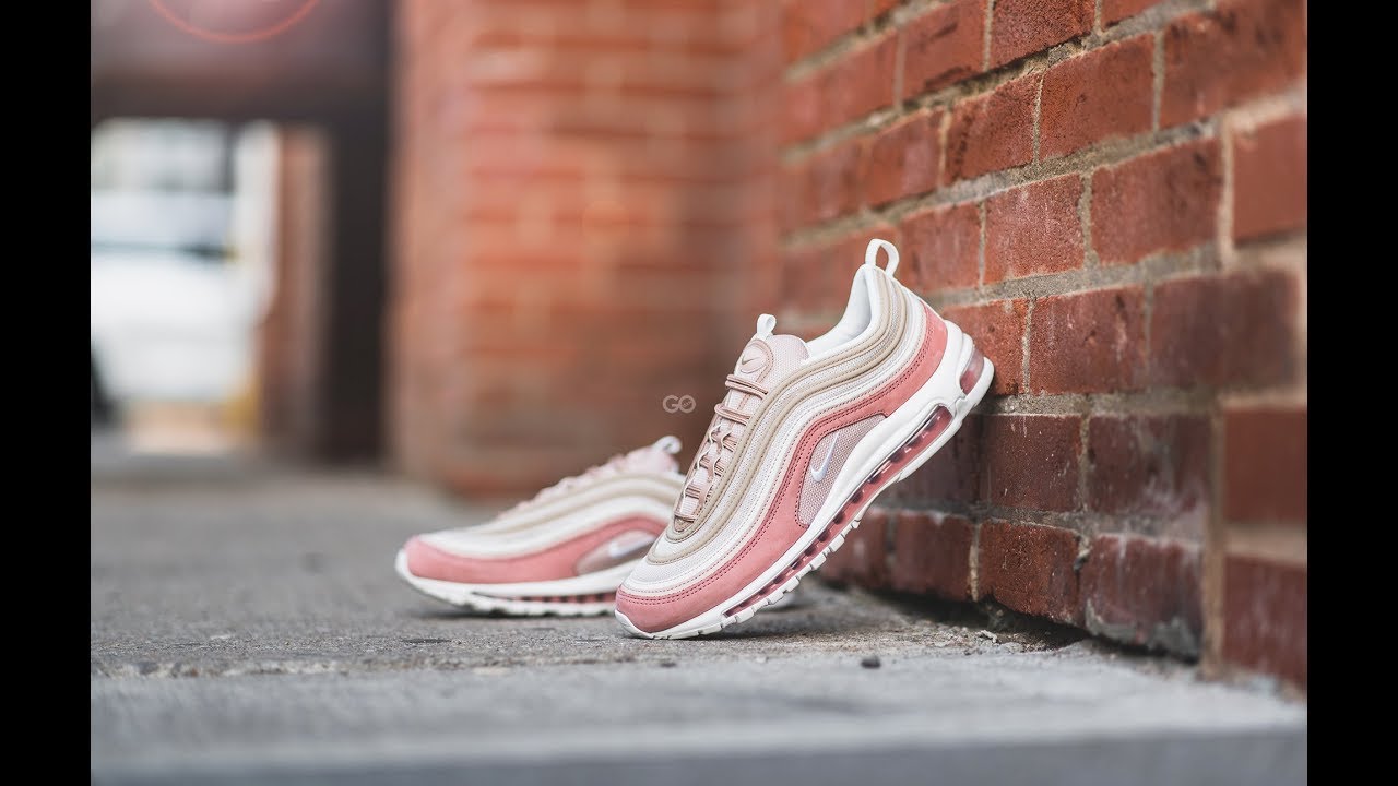 Review & On-Feet: Air Max 97 Premium Beige / Rush Pink" - YouTube