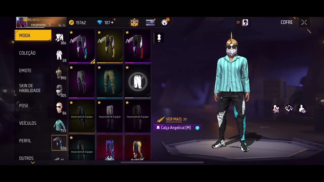 Conta de free fire a venda por 25 reais!