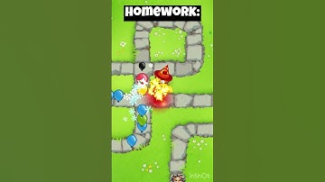 The Lesson VS Homework VS Study Guide VS The Test (BTD6)