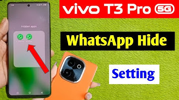 Vivo t3 pro 5g me WhatsApp hide kaise kare / how to hide WhatsApp in Vivo t3 pro 5g