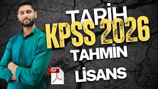 51) KPSS Undergraduate History Prediction / 27 Original Questions / KPSS 2026 / Ali Gürbüz