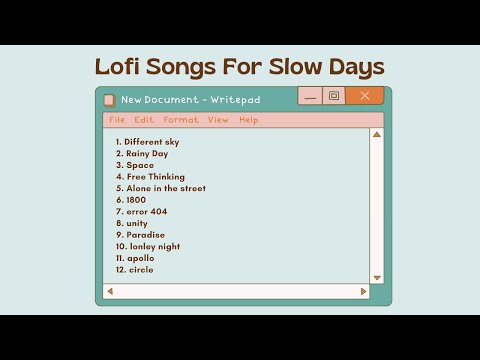 lofi songs for slow days - lofi geek
