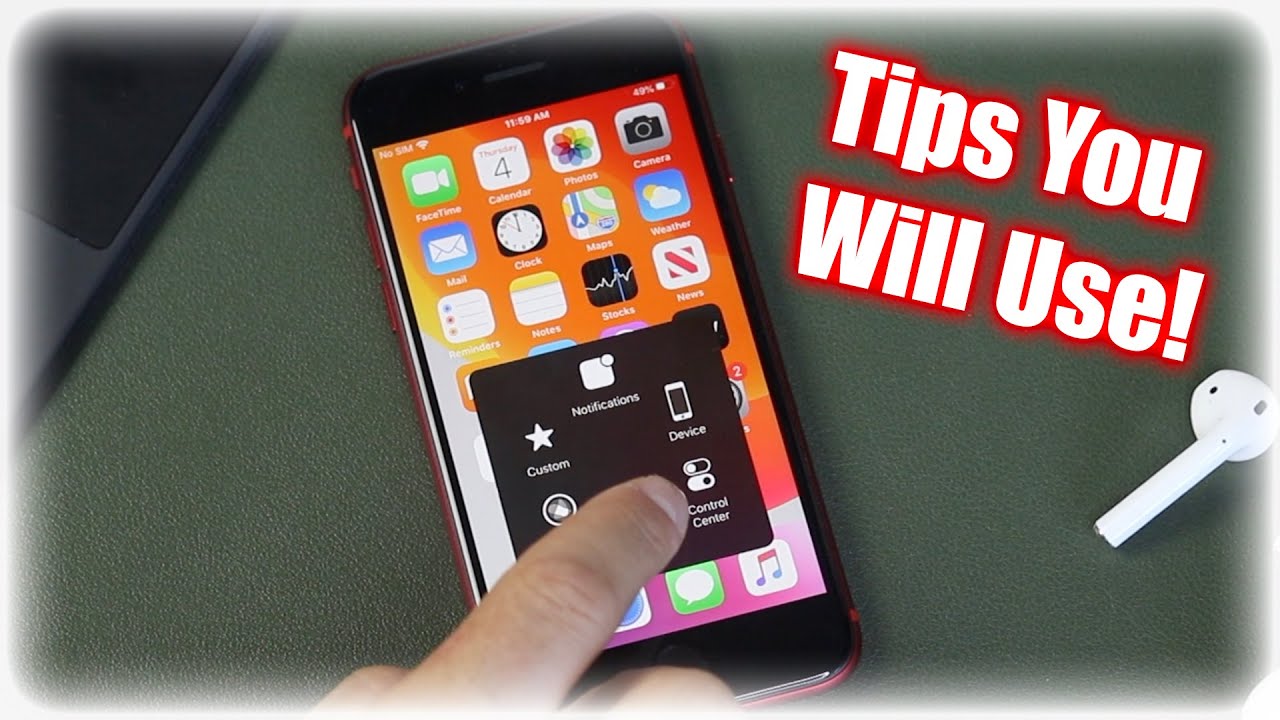 スマートフォン/携帯電話 スマートフォン本体 iPhone SE 2020 Tips and Tricks - How To Use The iPhone SE 2
