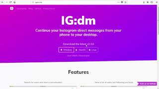 Learn how to send direct message in instagram on computer the link :
igdm.me