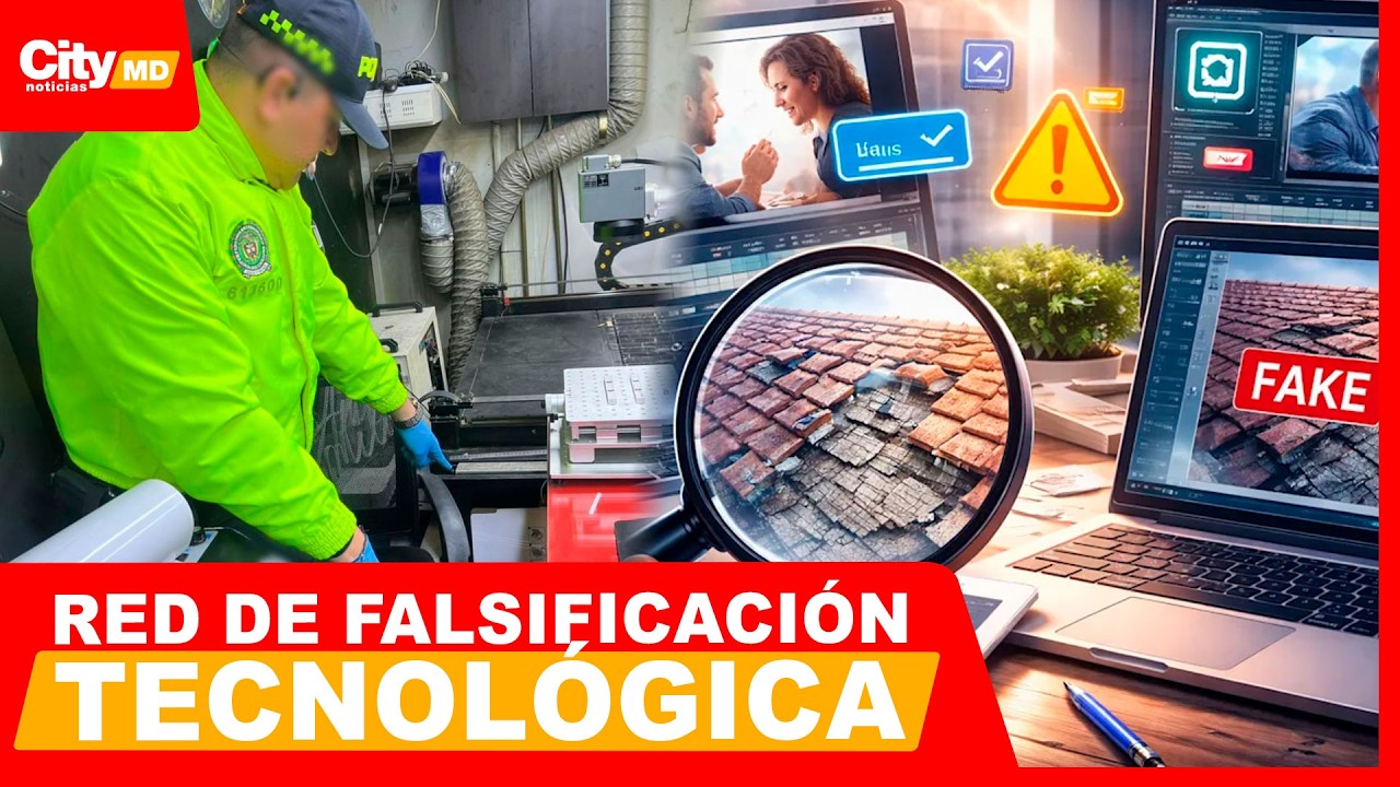 Falsificación tecnológica: policía de Bogotá incauta miles de insumos ilegales | CityTv