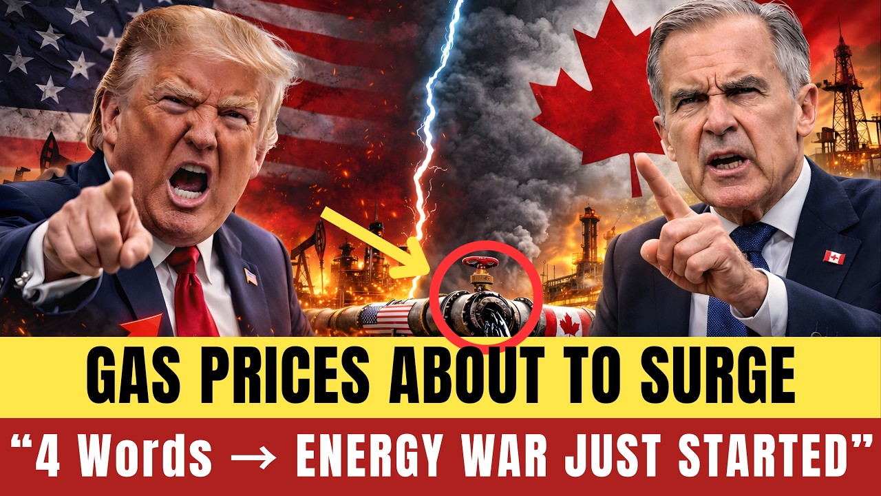 1 MIN AGO: Trump Targets Canada’s Energy Lifeline — Carney Fires Back Hard