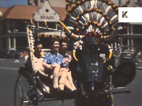 1950s Durban, South Africa, Zulu Rickshaw Ride - YouTube
