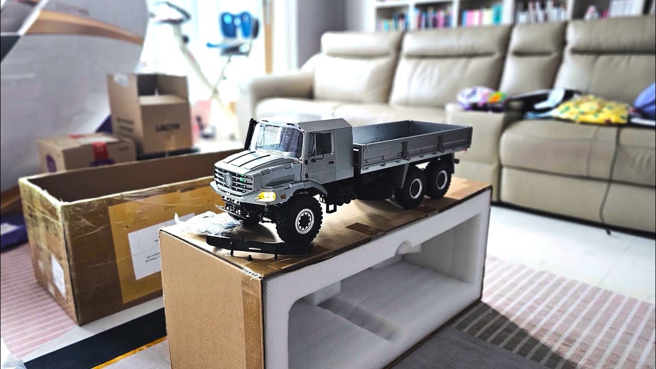 Mercedes Zetros 6x6 - JDModel JDM-158 Unboxing & Off-Road #benz