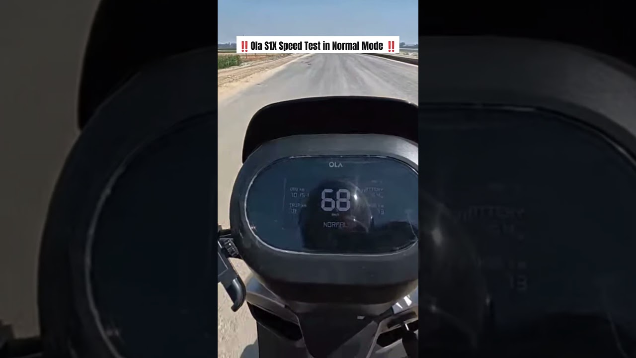 Ola S1X Speed Test in Normal Mode ‼️🔥 