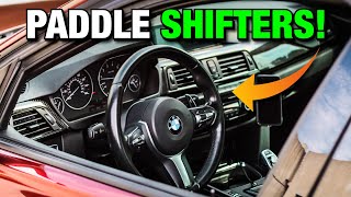 F30 BMW PADDLE SHIFTERS RETROFIT! (Install & Coding)