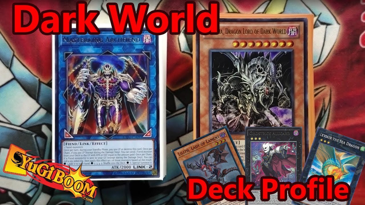 Yu Gi Oh Pure Dark World Deck Profile Ft Links Discardcity September 18 Youtube