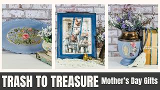 Mother's Day Trash to Treasure Thrift Flip Decor