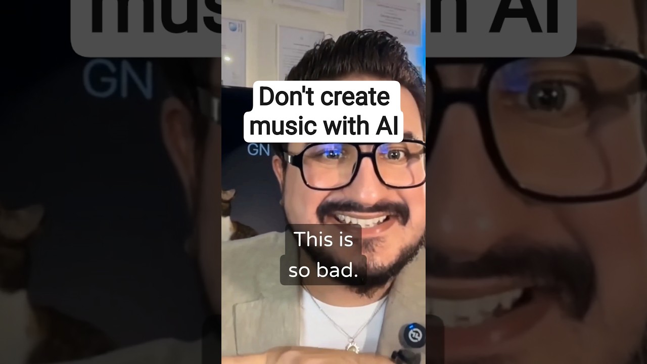 Keep the promts out of the studio🎙️ 😅#shorts #music #ai #life #technology #studio#usa
