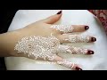 White henna design  white henna tutorial  white mehndi  fancy white henna