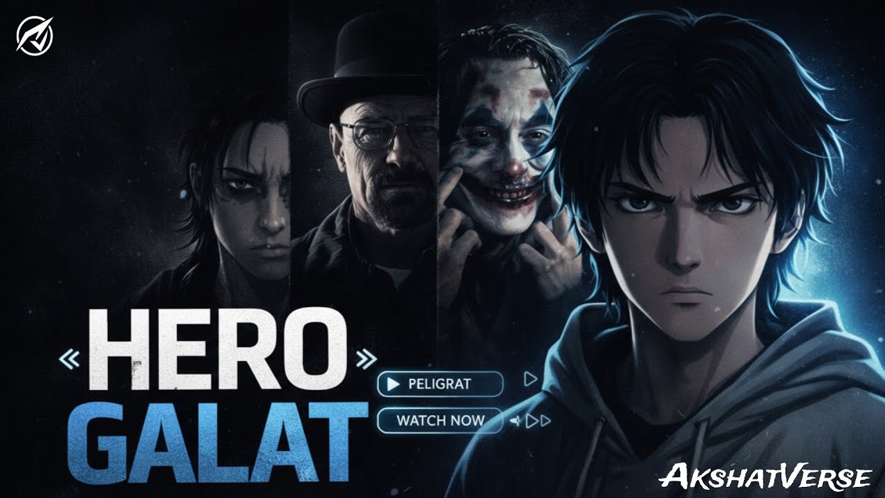 Hum Galat Hero Ko Support Kar Rahe The? | Eren, Joker, Walter White
