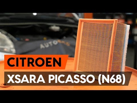 Hvordan udskiftes luftfilter on CITROEN XSARA PICASSO (N68) [GUIDE AUTODOC]