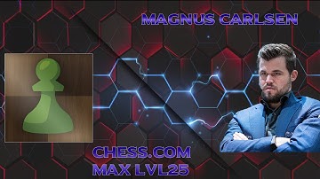 Ton of blunders!! || Chess.com Max lvl25 vs Magnus Carlsen (age30)