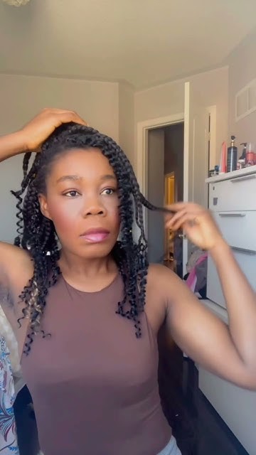  #shorts #naturalhair #braids #refresh - YouTube