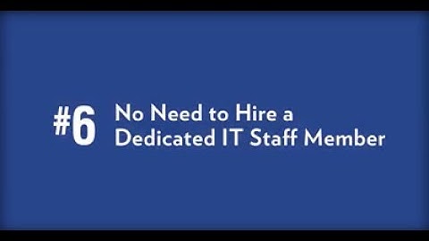Top 6 Reasons to Outsource your Managed IT Services