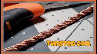 Wire Wrapping  twisted coil tutorial