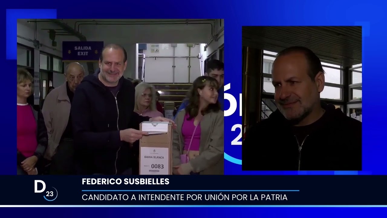 Así voto Federico Susbielles, candidato a intendente de Unión por la Patria