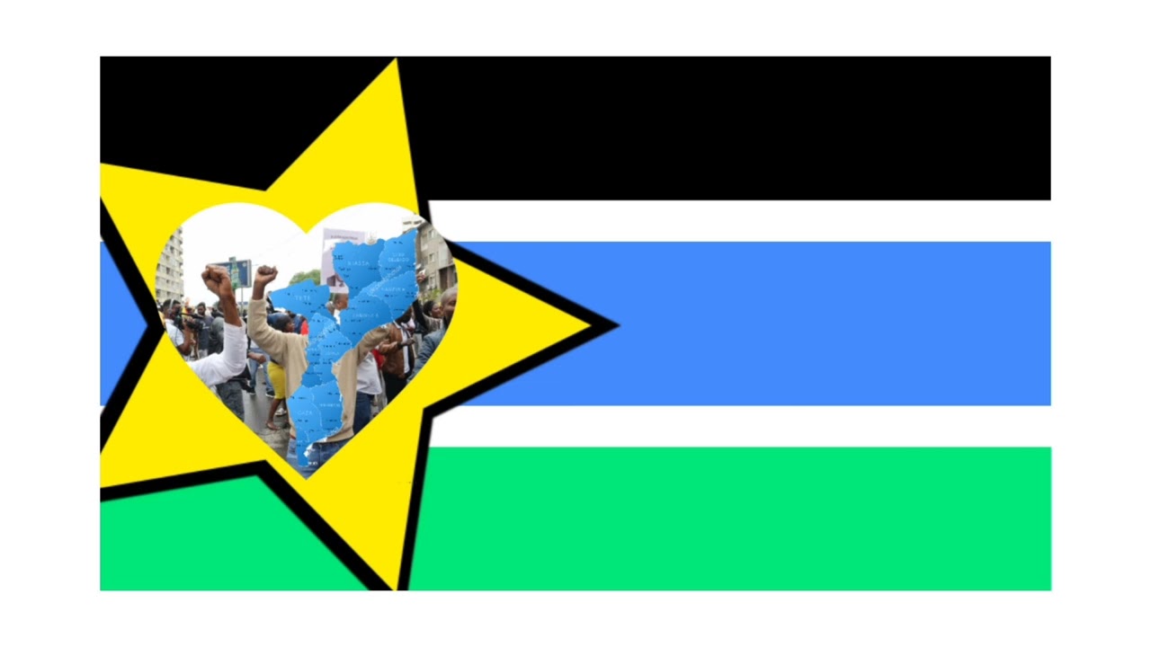 Nova bandeira de Moçambique o nosso presidente Venâncio Mondlane falou para escolher