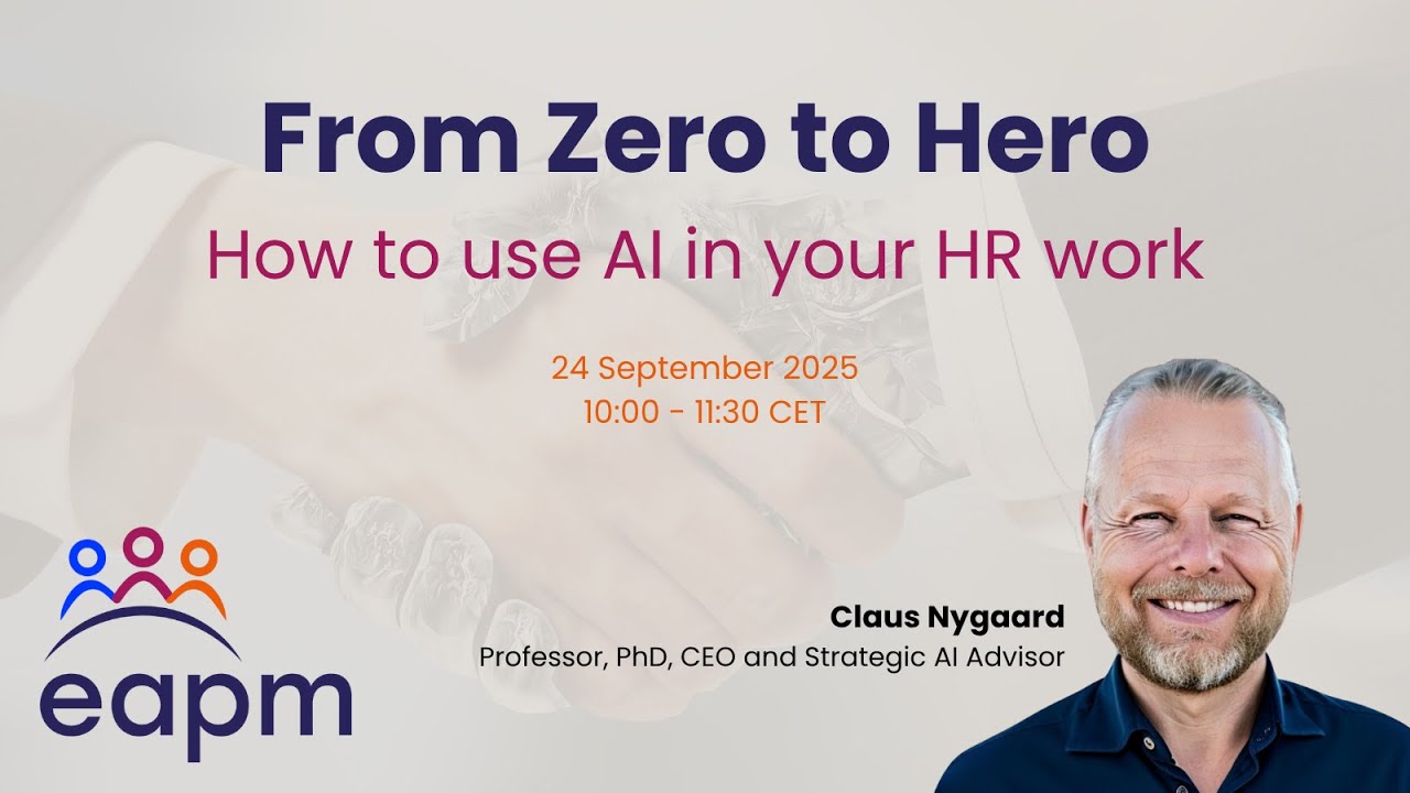 From Zero to Hero – How to Use AI in Your HR Work - YouTube