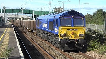 Severn Tunnel Junction & Caldicot Freight Trains - 12/10/21
