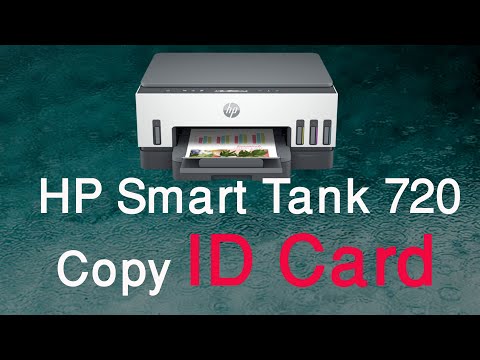 hp smart tank 720 how to copy ID card