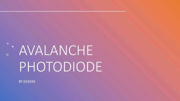 Avalanche Photodiode