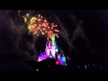 Wishes magic Kingdom fireworks part 2 11/9/14