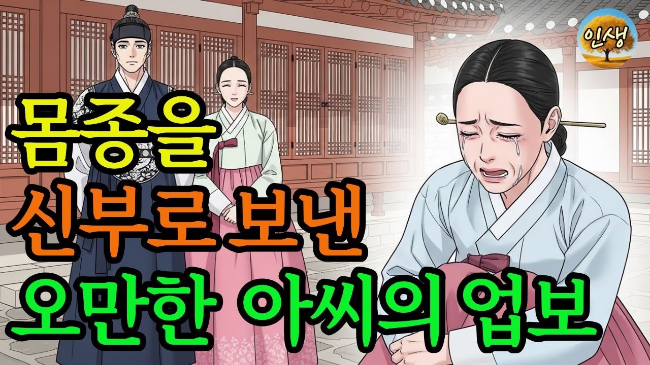 못된 아씨 대신 혼례 가마에 오른 몸종 |야담|만담|수면동화|잠안올때|옛날이야기|