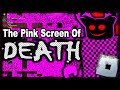 THE PINK SCREEN OF DEATH GLITCH IS BACK!? (ROBLOX)