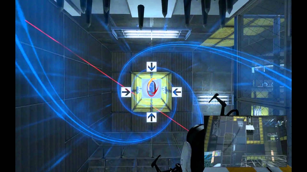 Portal 2 - Level 3 Chapter 8 Co-Op Multiplayer - YouTube