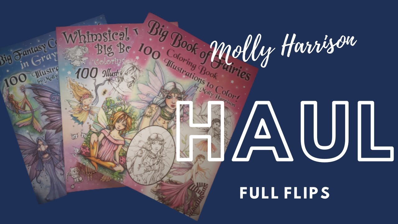 Molly Harrison Coloring Book Haul