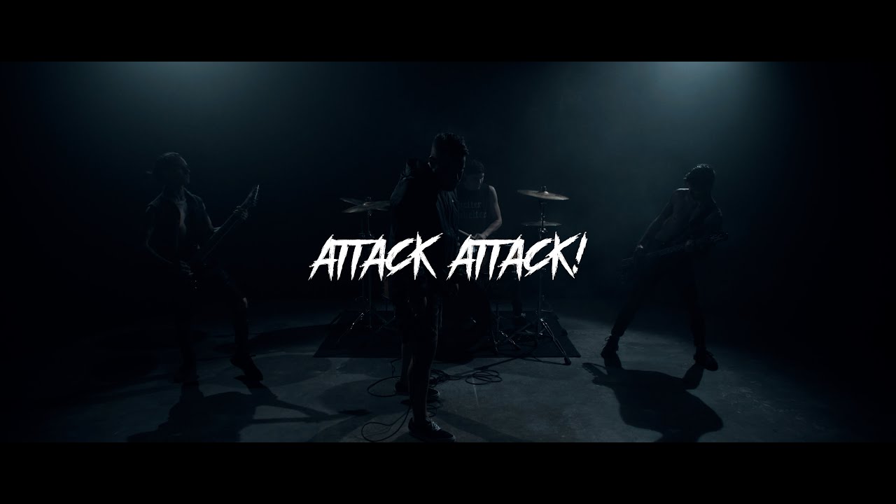 Песня нападение. Attack Attack Press f. Attack клип. Attack Attack Эндрю Уайтинг. Attack Attack! - Dark Waves.