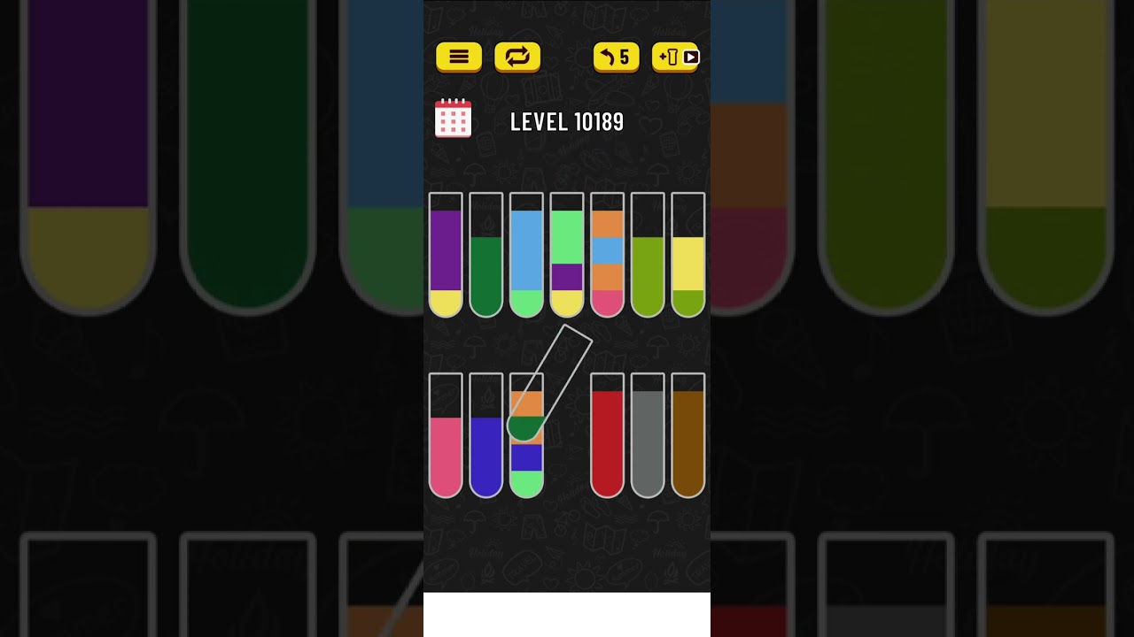water sort puzzle level 10189