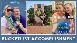 Marking things off my bucketlist Completing a 5k with my friend Meeting the sweetest subscribers
