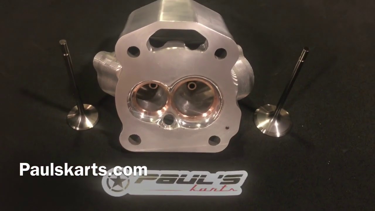 GX390 billet Head / big block mini bike Paul’s karts /copper /titanium YouTube