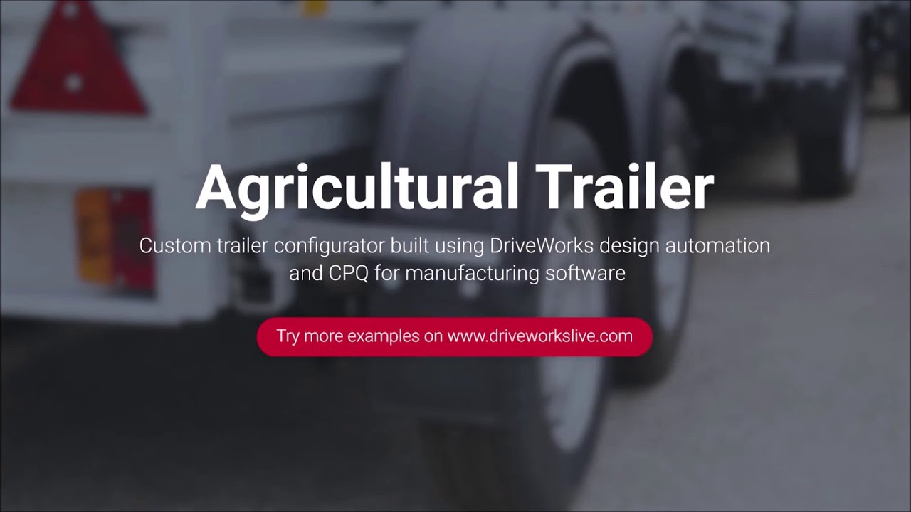 DriveWorks Pro Configurator Example - Agricultural Trailer | BEACON