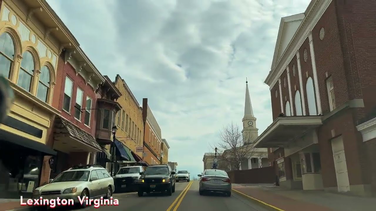 Driving around Lexington Virginia | beautiful Virginia drive tour | 4k drive 