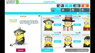 minion rush all costumes