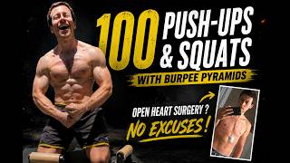 How To Do Burpee Pyramids ! Tutorial for 1-10-1 Pyramids ! 100 Push-Ups & Squats each !