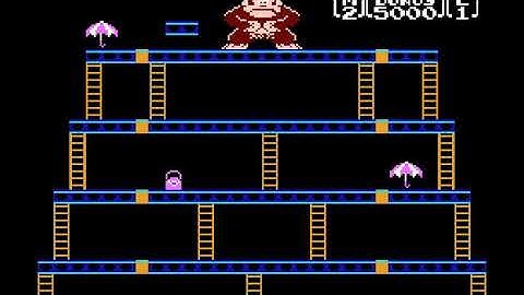 NES Donkey Kong US (Game A 1 Loop) Theory TAS 1:02.230